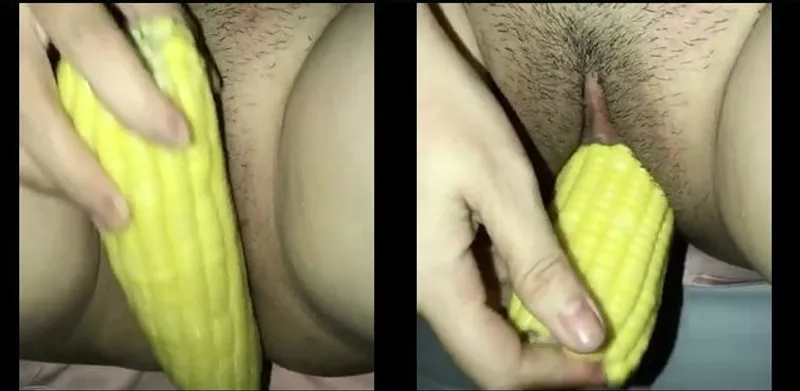 Dam dang quá em tự sướng với bắp