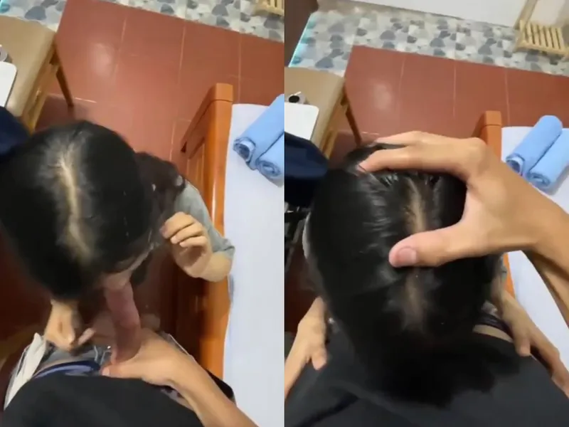 Xin má qua nhà bạn học thêm, học sinh nữ c3 bị thằng bồ xả sữa đặc vào mồm