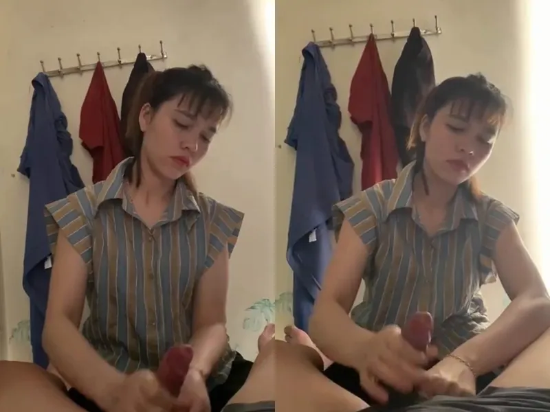 Anh trai đi vắng, ép vợ sắp cưới của anh trai sục chim xuất tinh